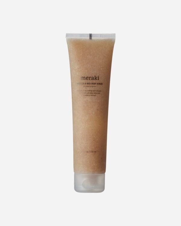 Líkamsskrúbbur Apricot & rice frá Meraki 150ml