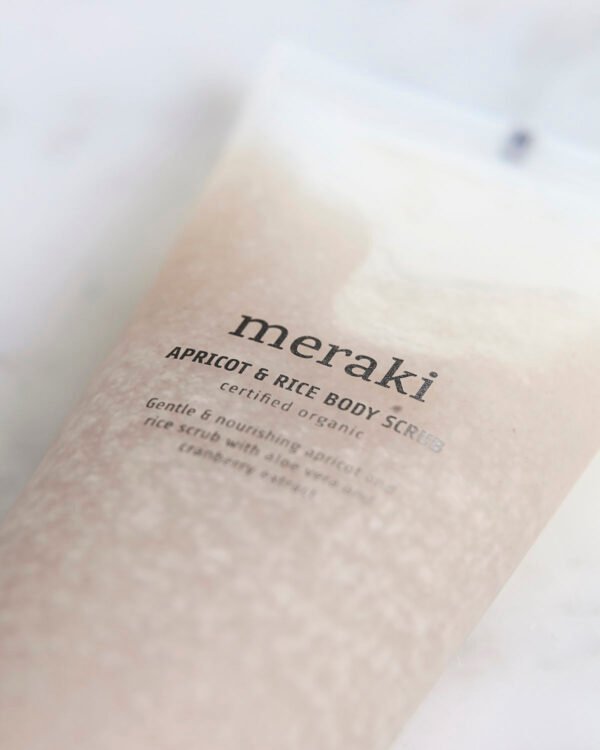 Líkamsskrúbbur Apricot & rice frá Meraki 150ml - Image 3